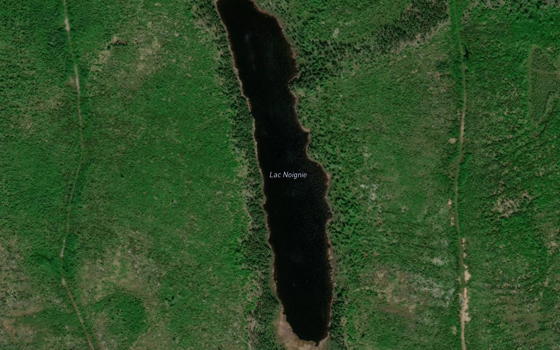 Satellite map of the Lac Noignie