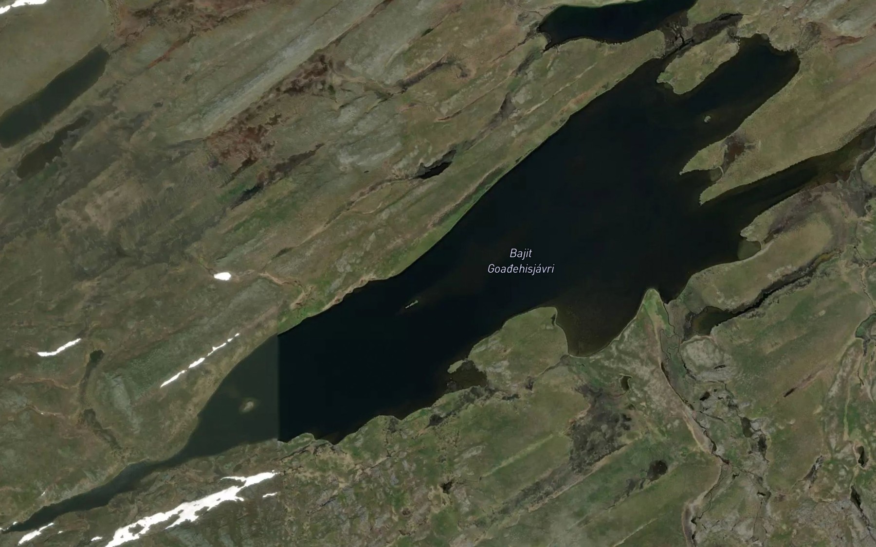 Satellite map of the Bajit Goagehisjavri
