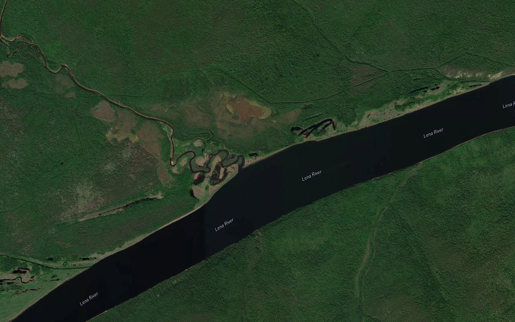 Satellite map of the Stepanikha