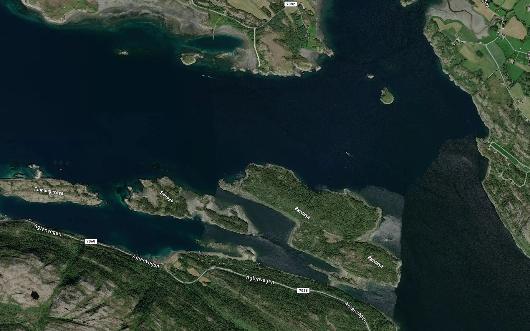 Satellite map of the Kuvika