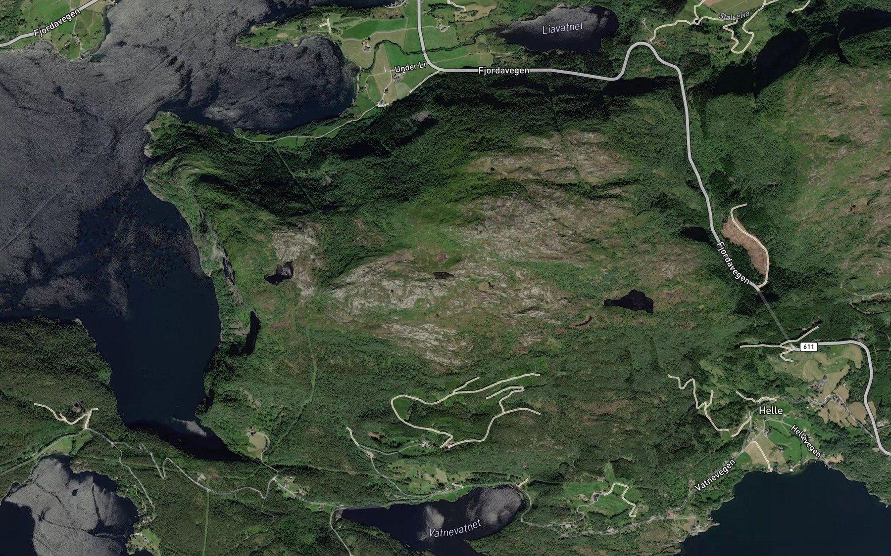 Satellite map of the Steinstjorna