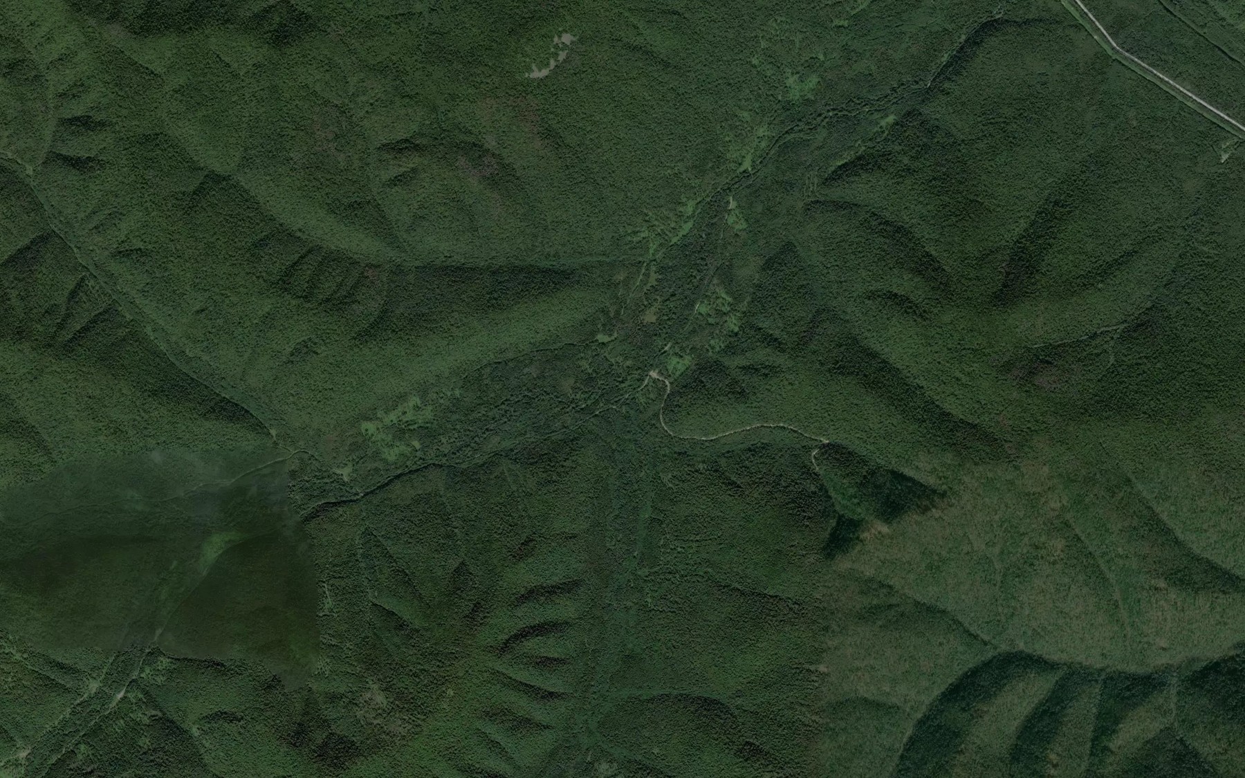 Satellite map of the Tayezhnyy