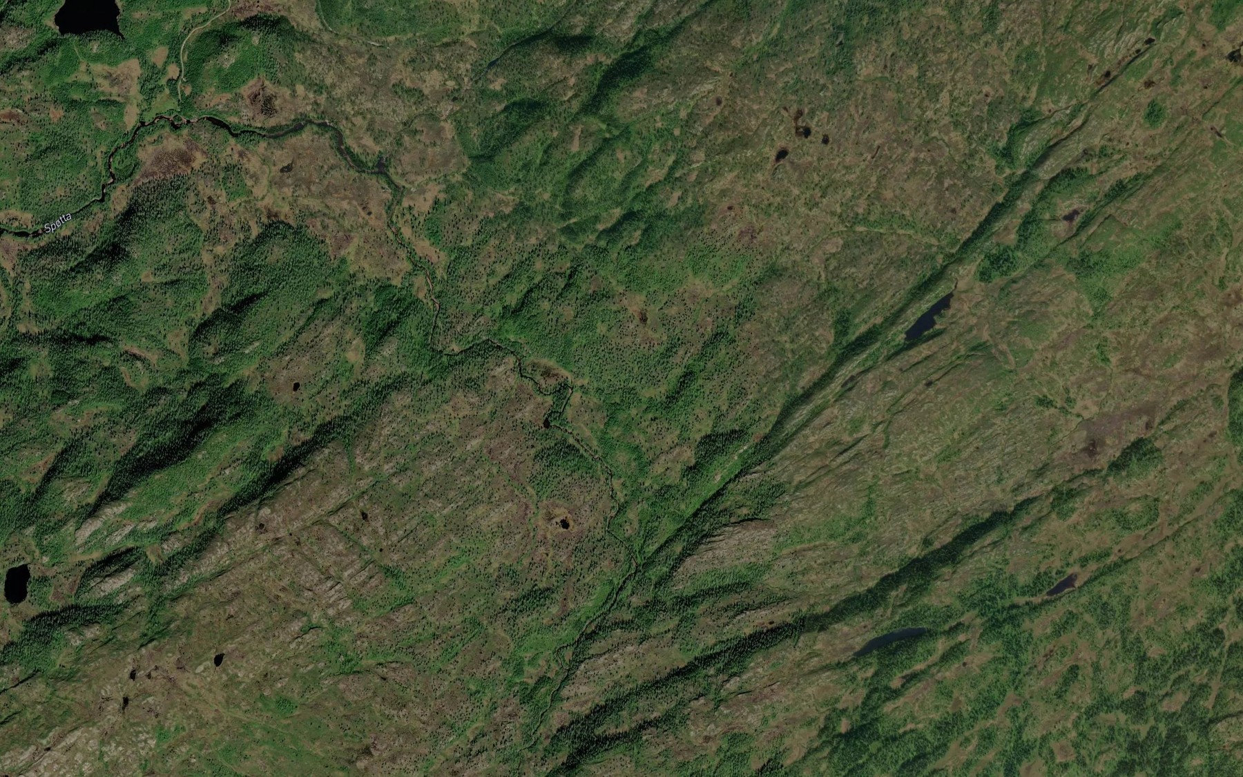 Satellite map of the Purktjonnbekken