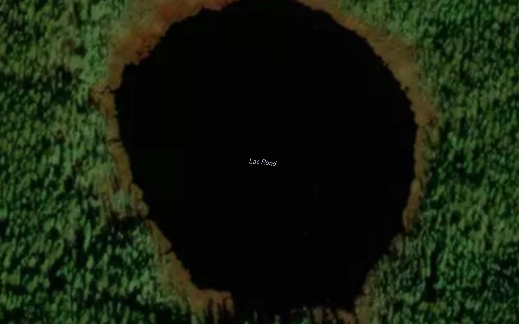 Satellite map of the Lac Rond