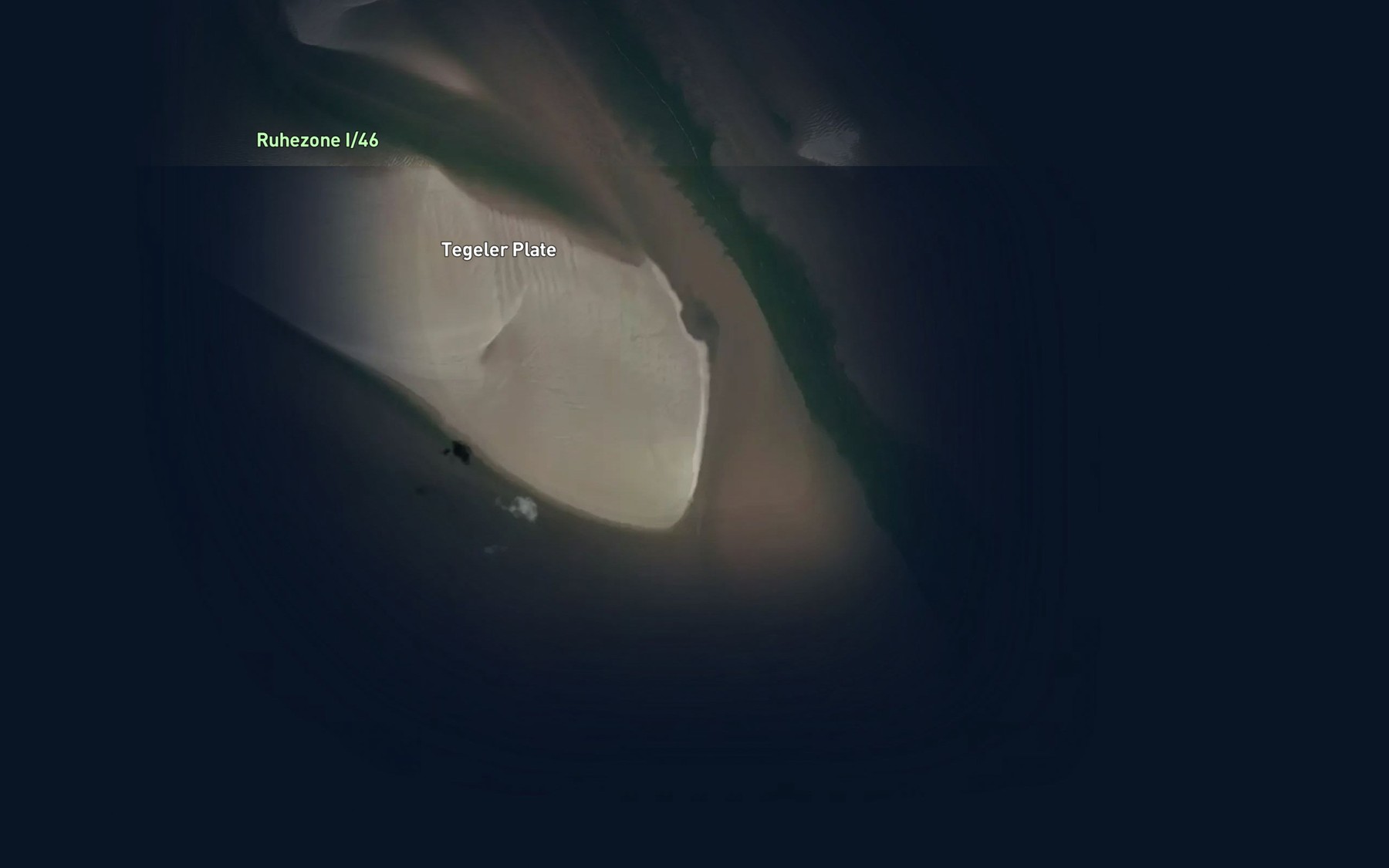 Satellite map of the Tegeler Plate