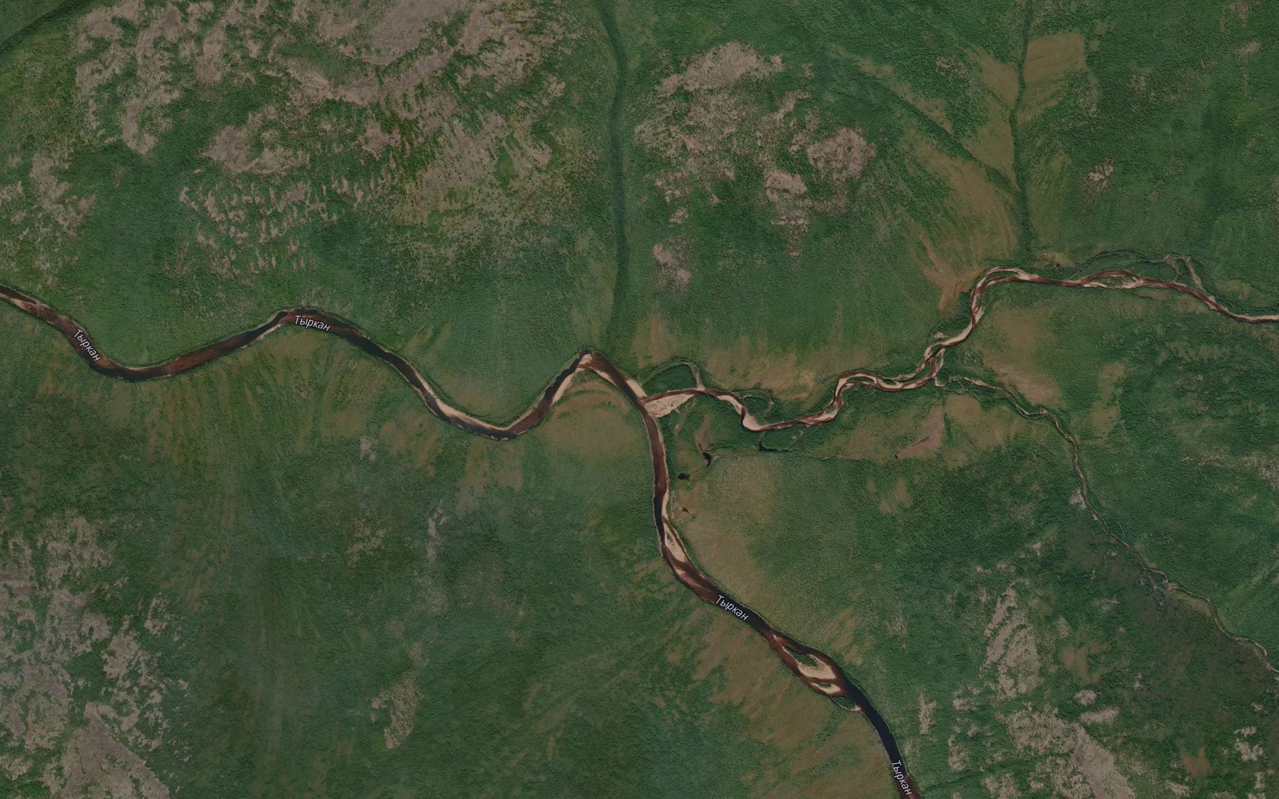 Satellite map of the Dorilikan
