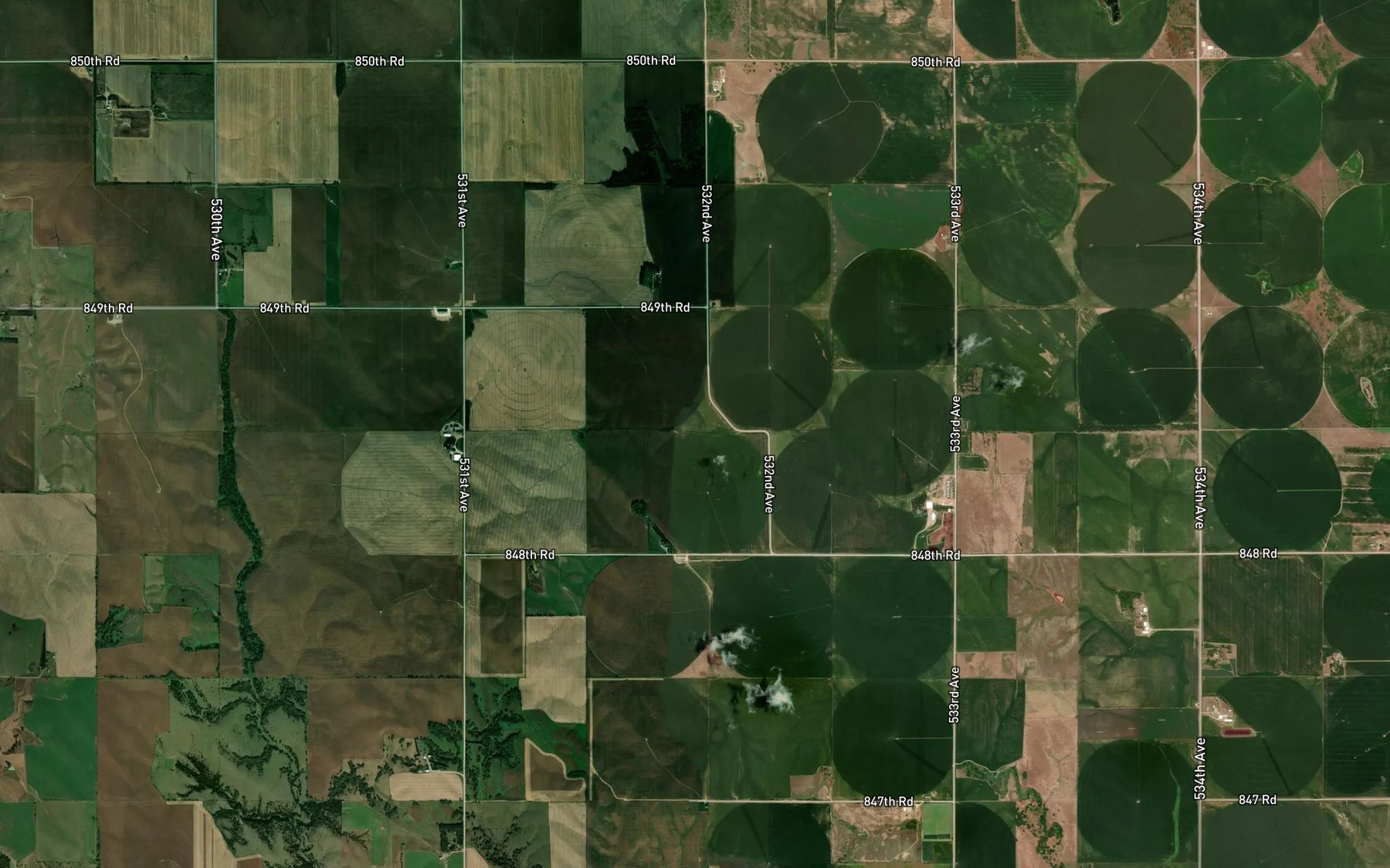 Satellite map of the Al Hopkins Creek