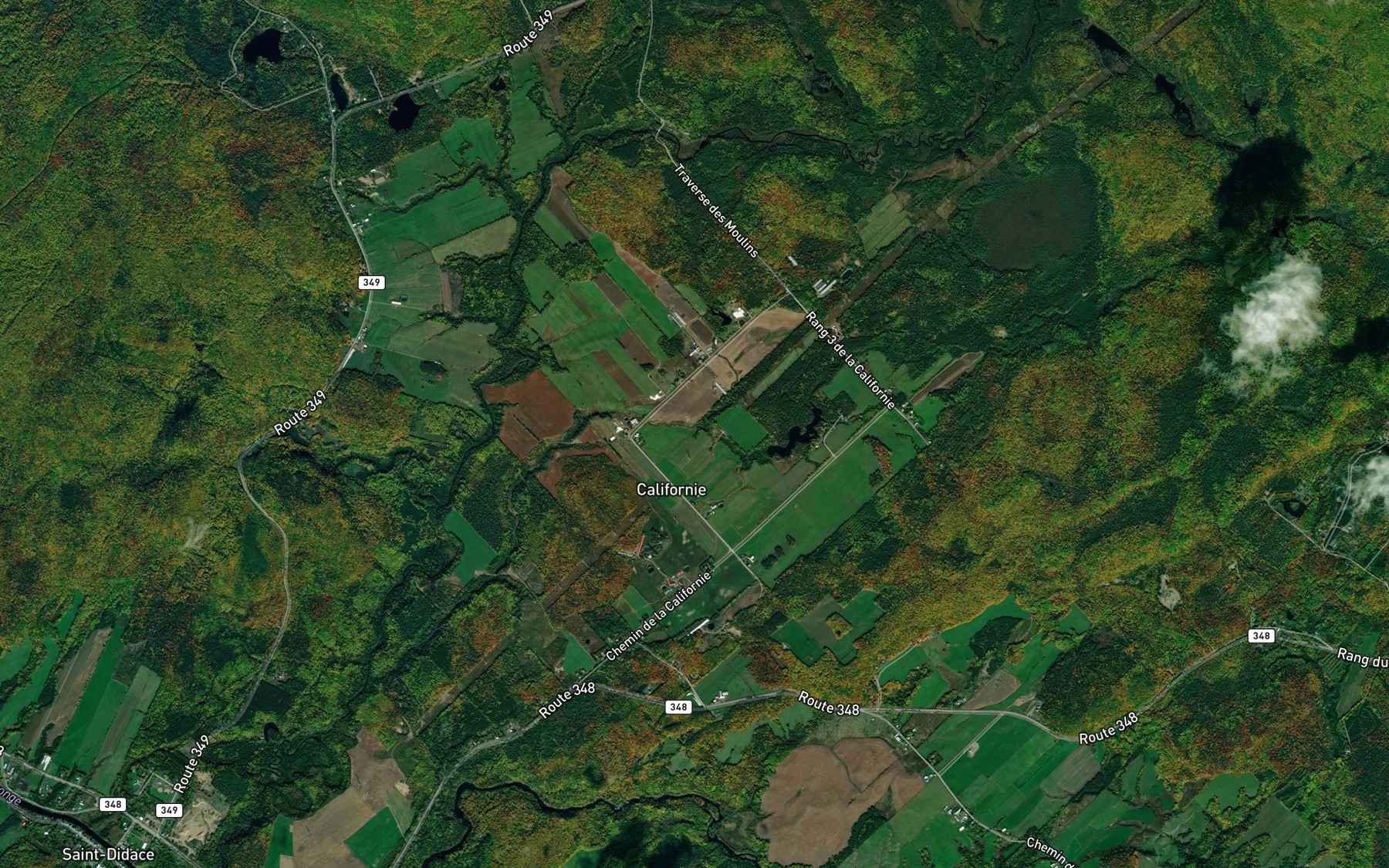 Satellite map of the Cours d'eau Branconnier