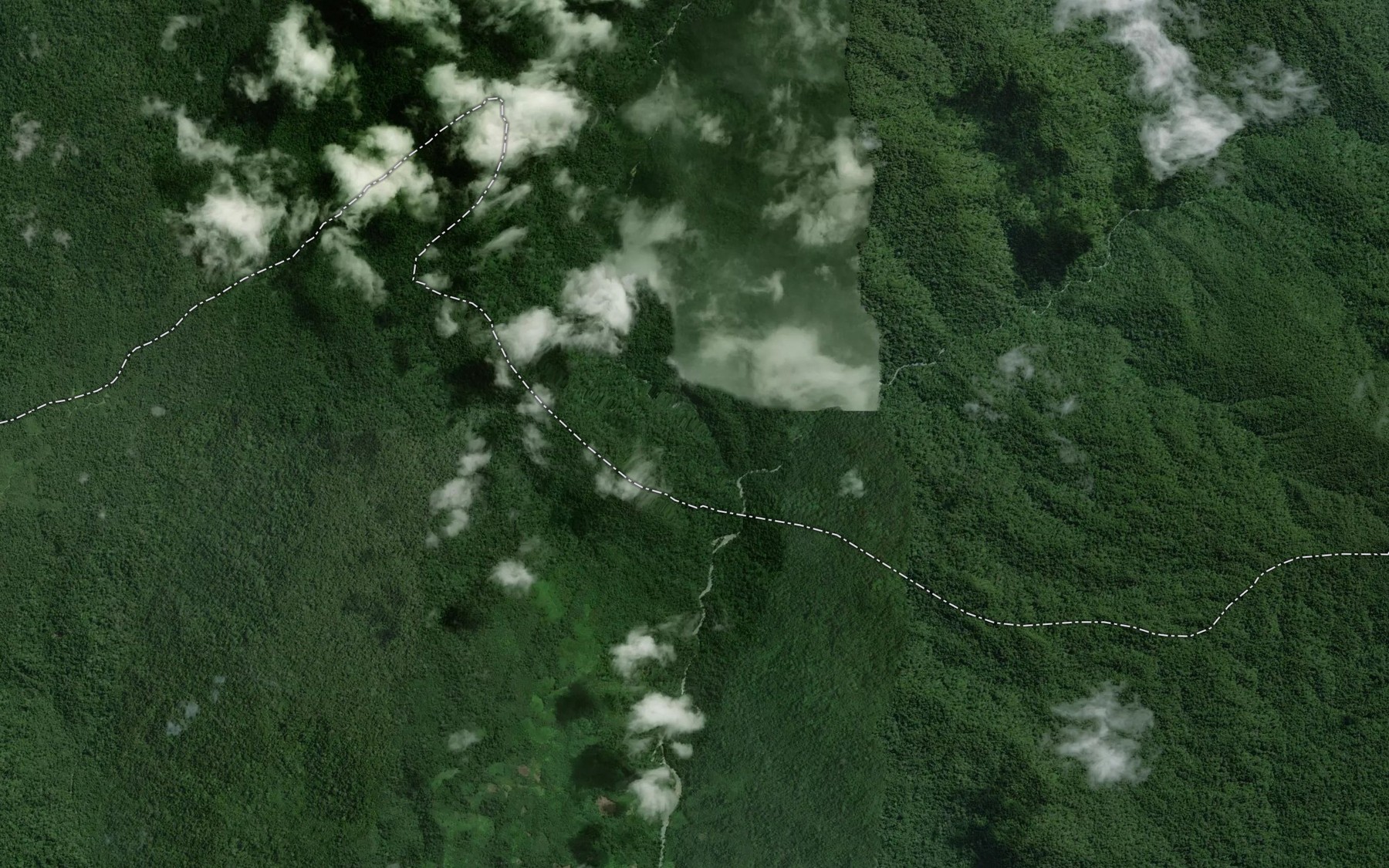 Satellite map of the Air Kolbung