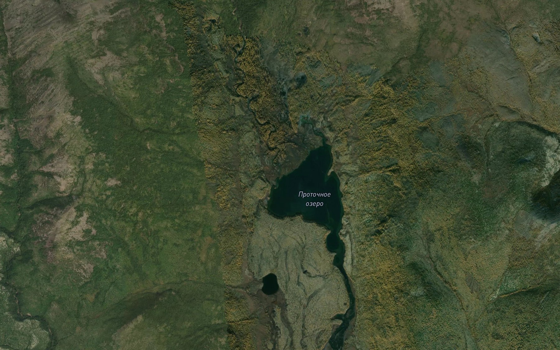 Satellite map of the Kamachan