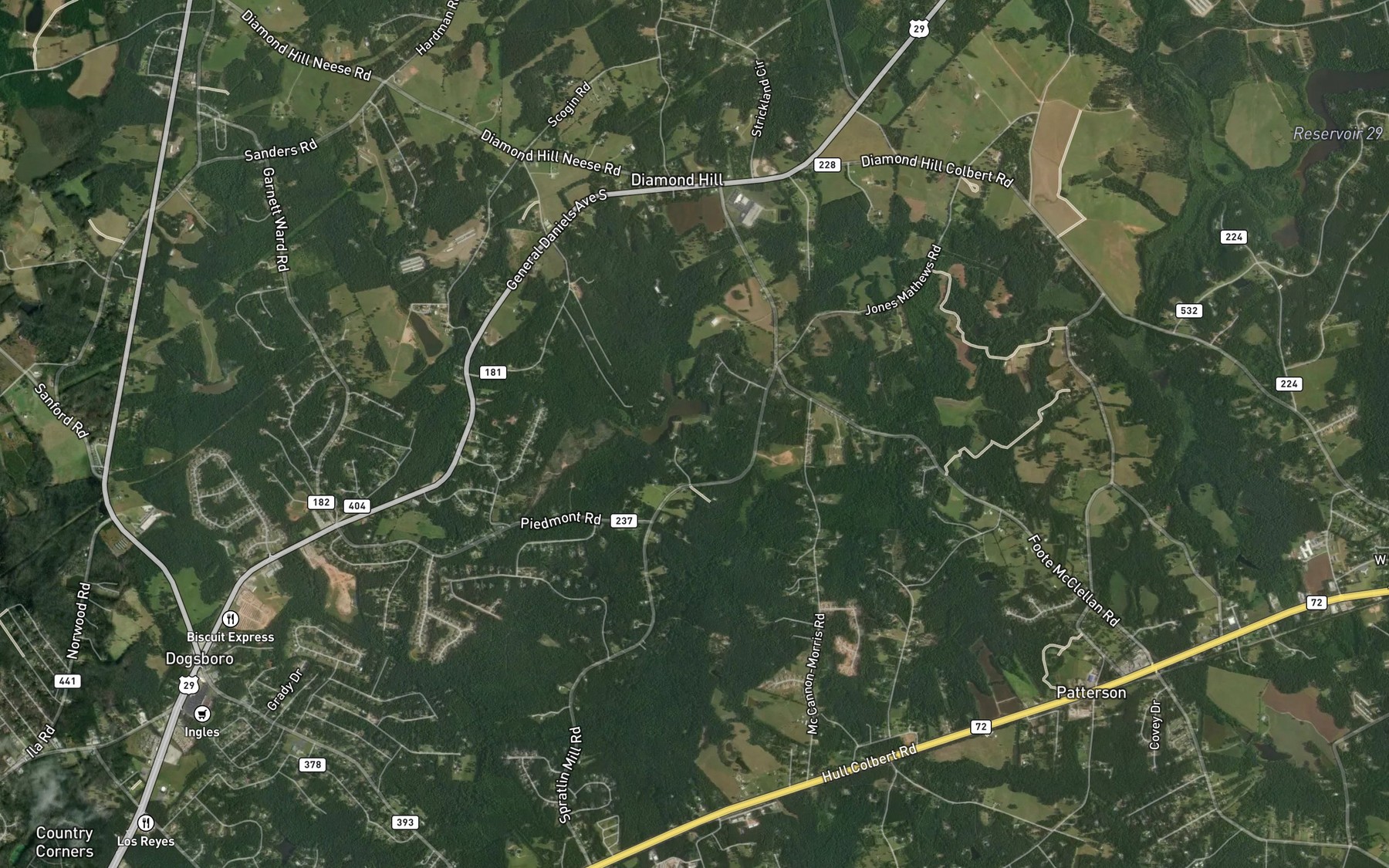 Satellite map of the Reservoir 31