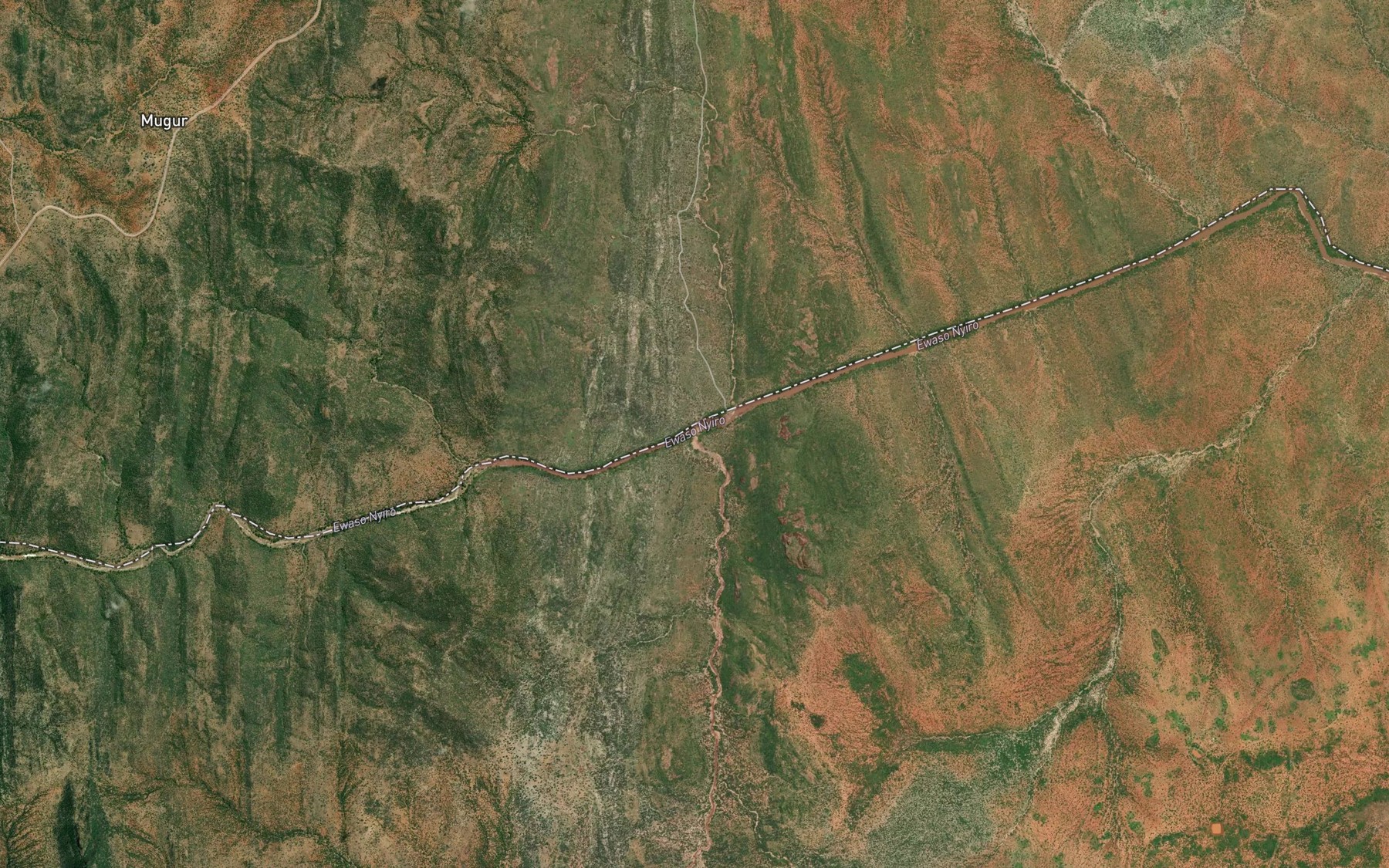 Satellite map of the Ol Keju Norkon