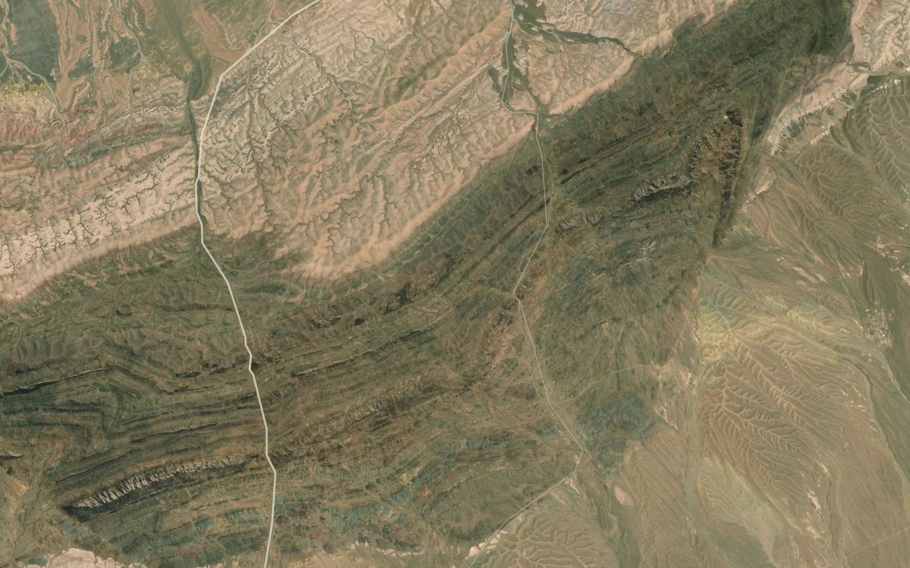 Satellite map of the Cheshmeh-ye Quchi