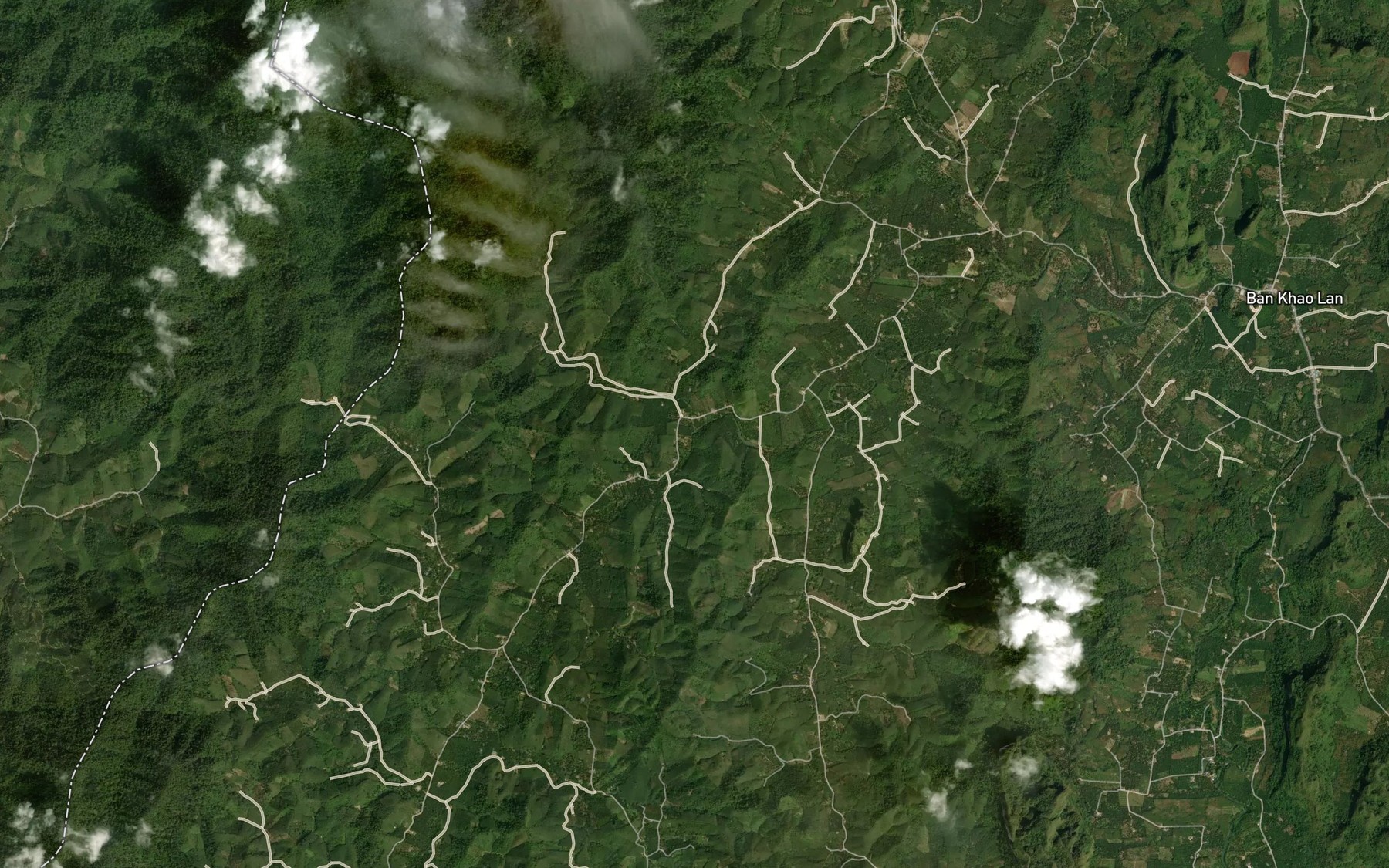 Satellite map of the Khlong Krim