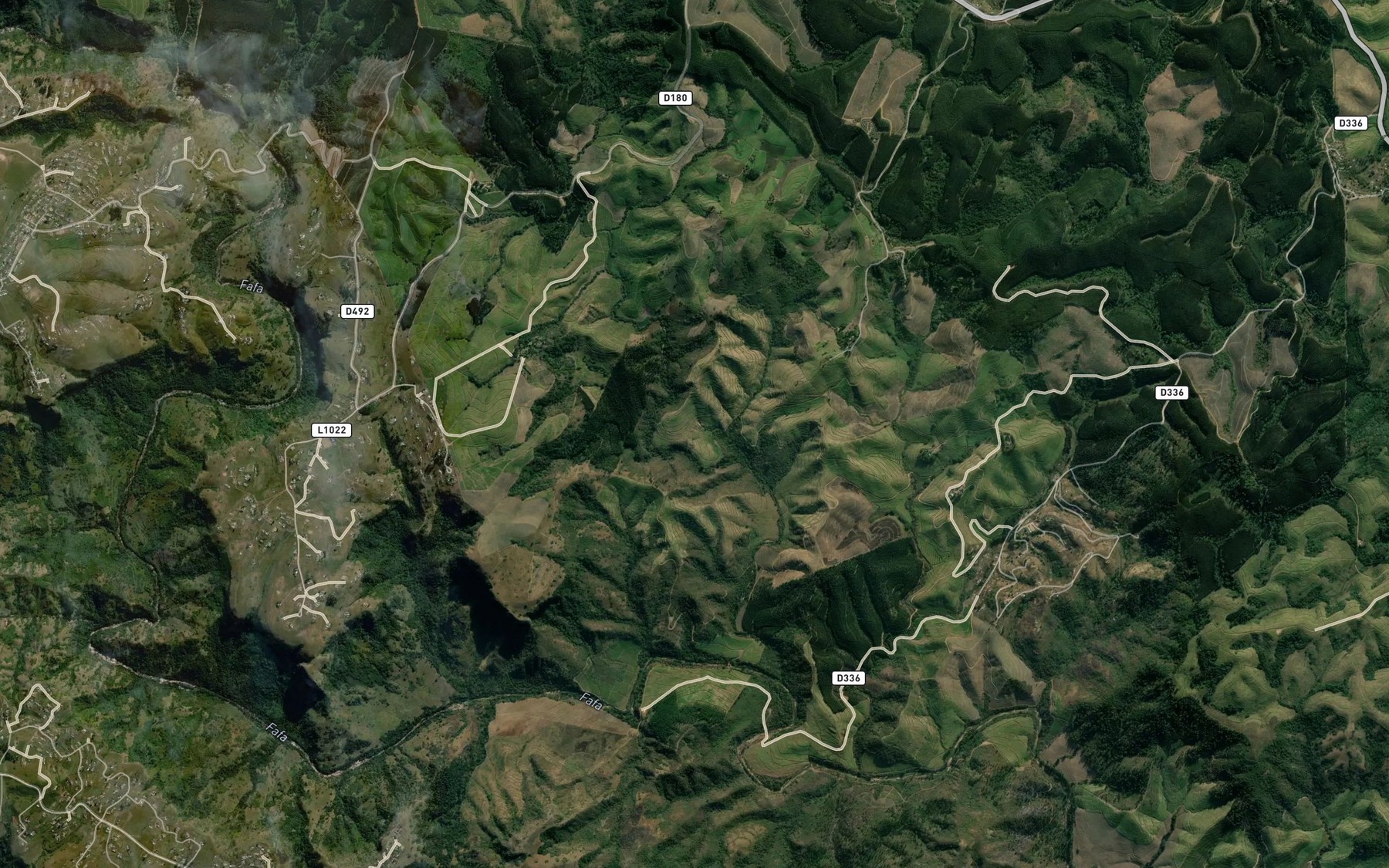 Satellite map of the Umtheticala