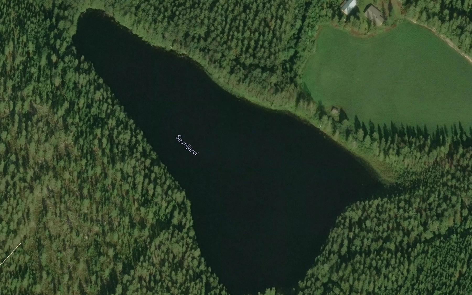 Satellite map of the Saanijarvi