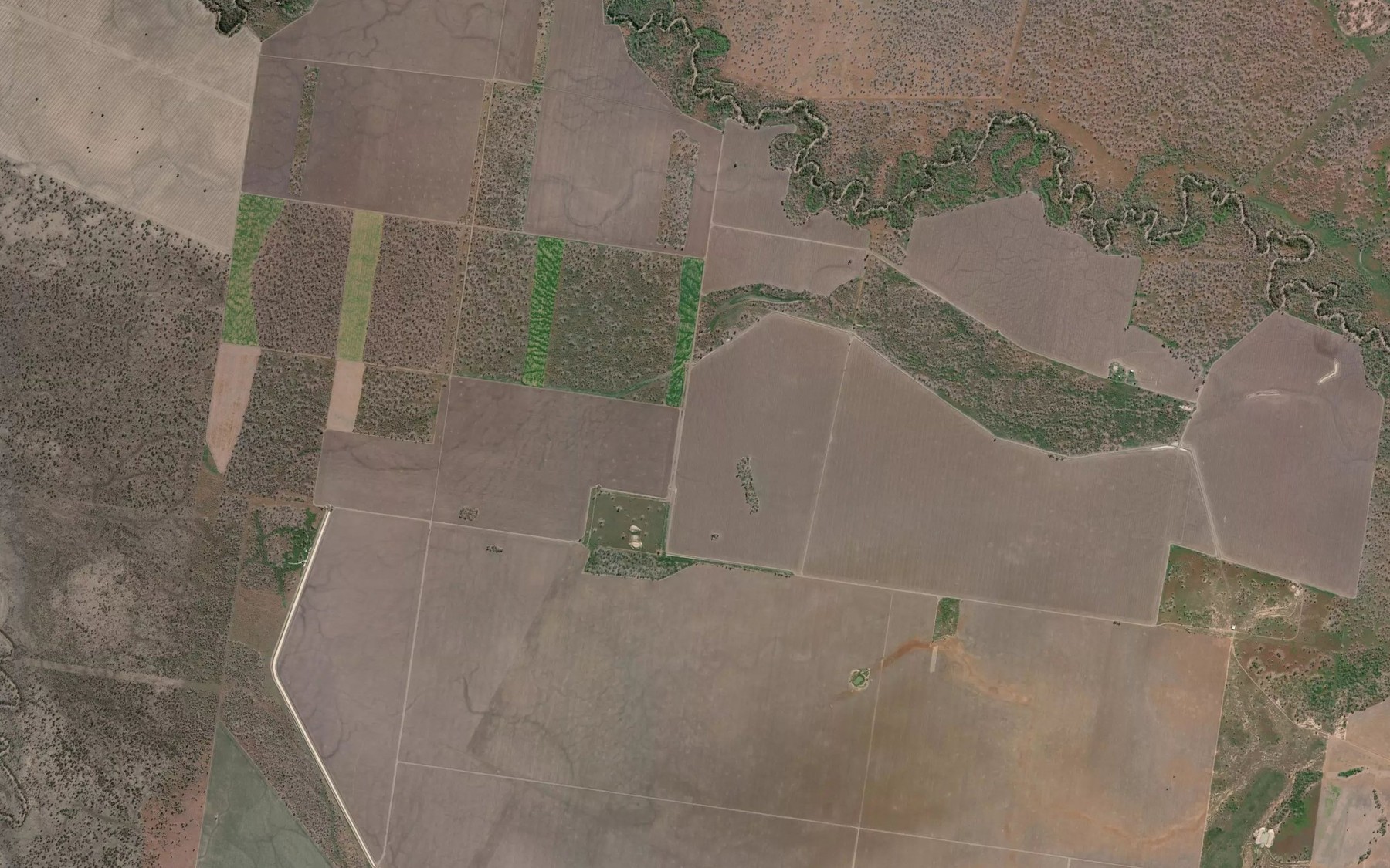 Satellite map of the Eulah Lagoon