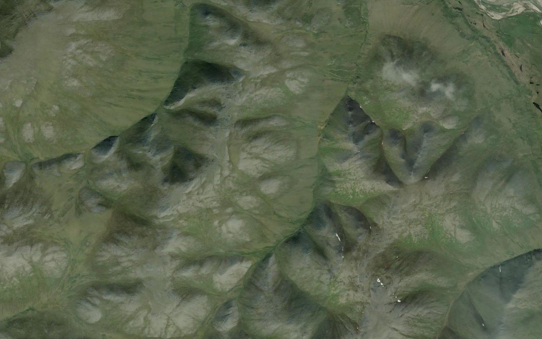 Satellite map of the Gytgypel'khyn