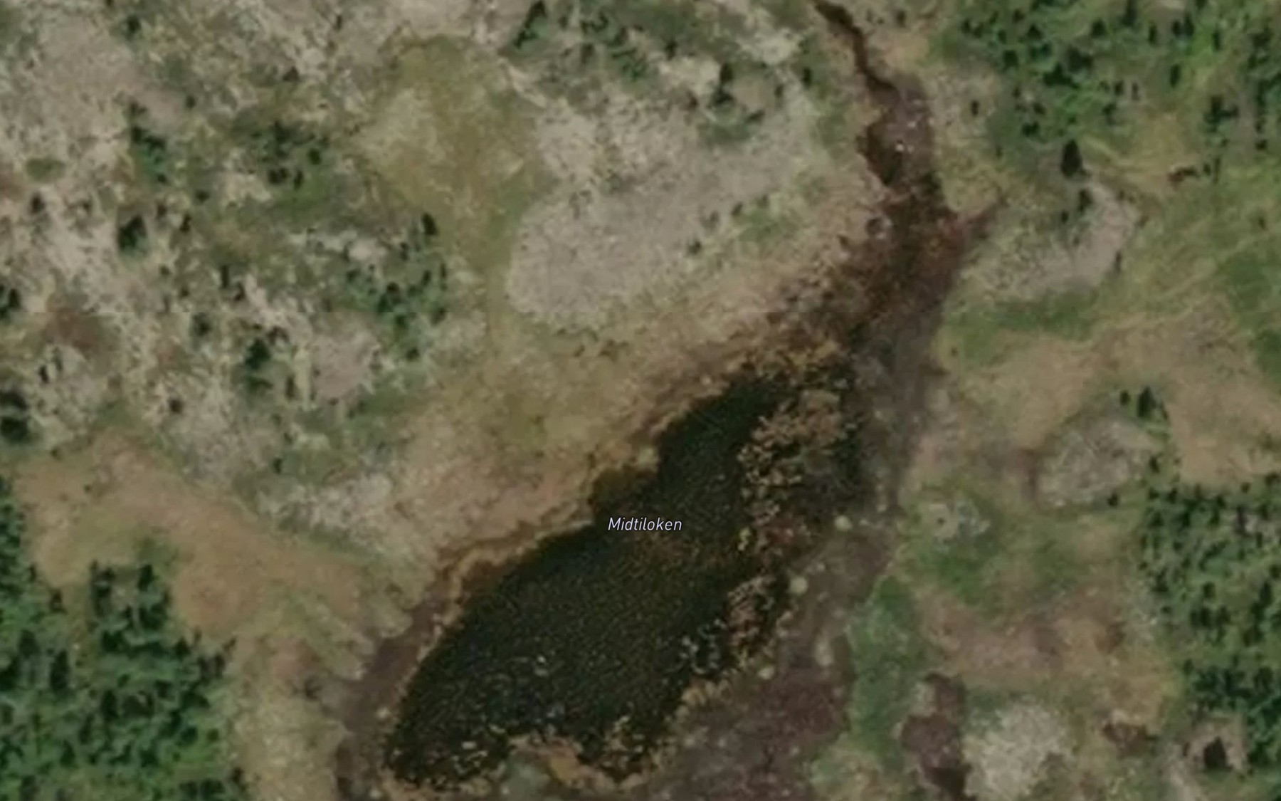 Satellite map of the Midtiloken