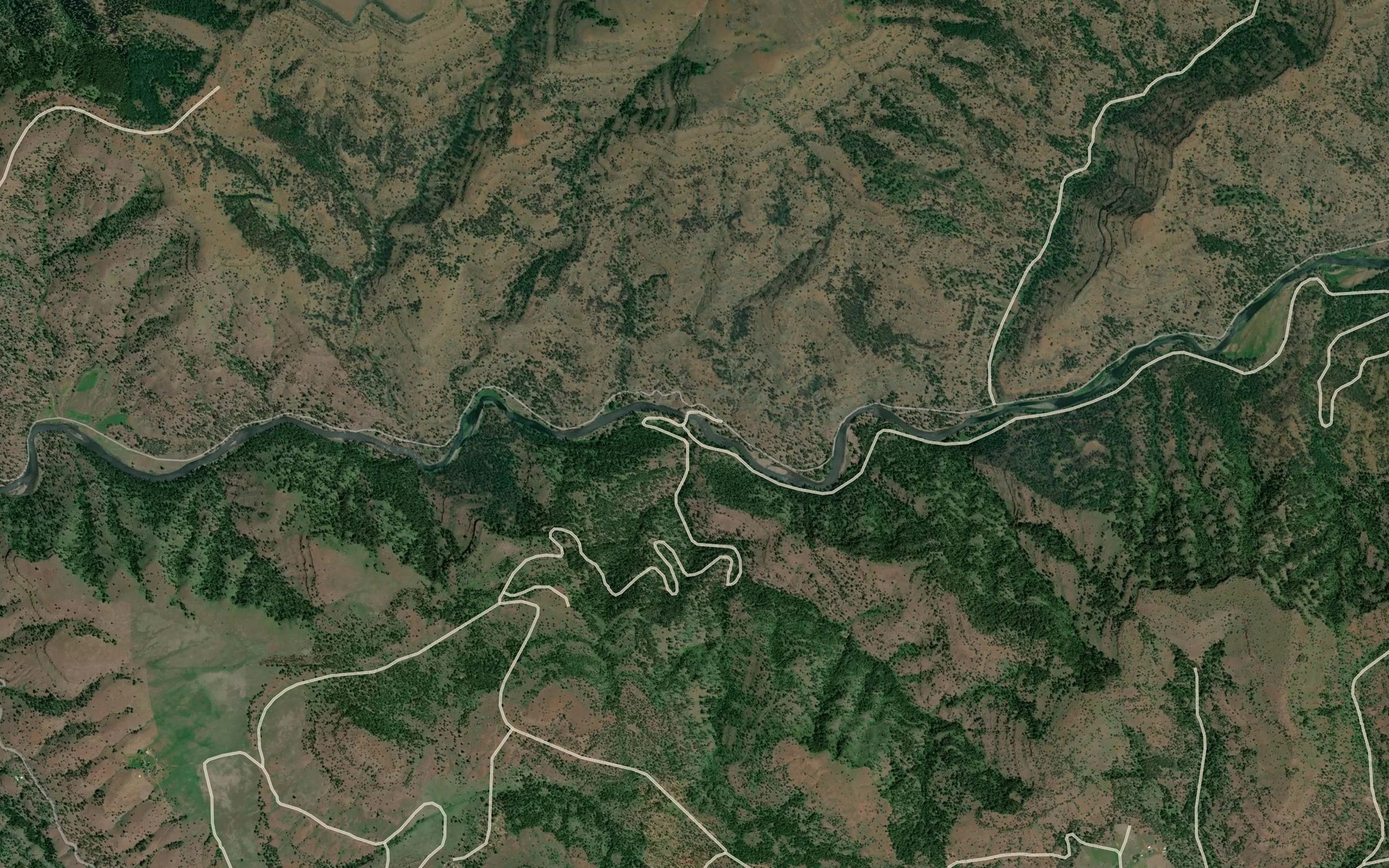 Satellite map of the Skull Creek