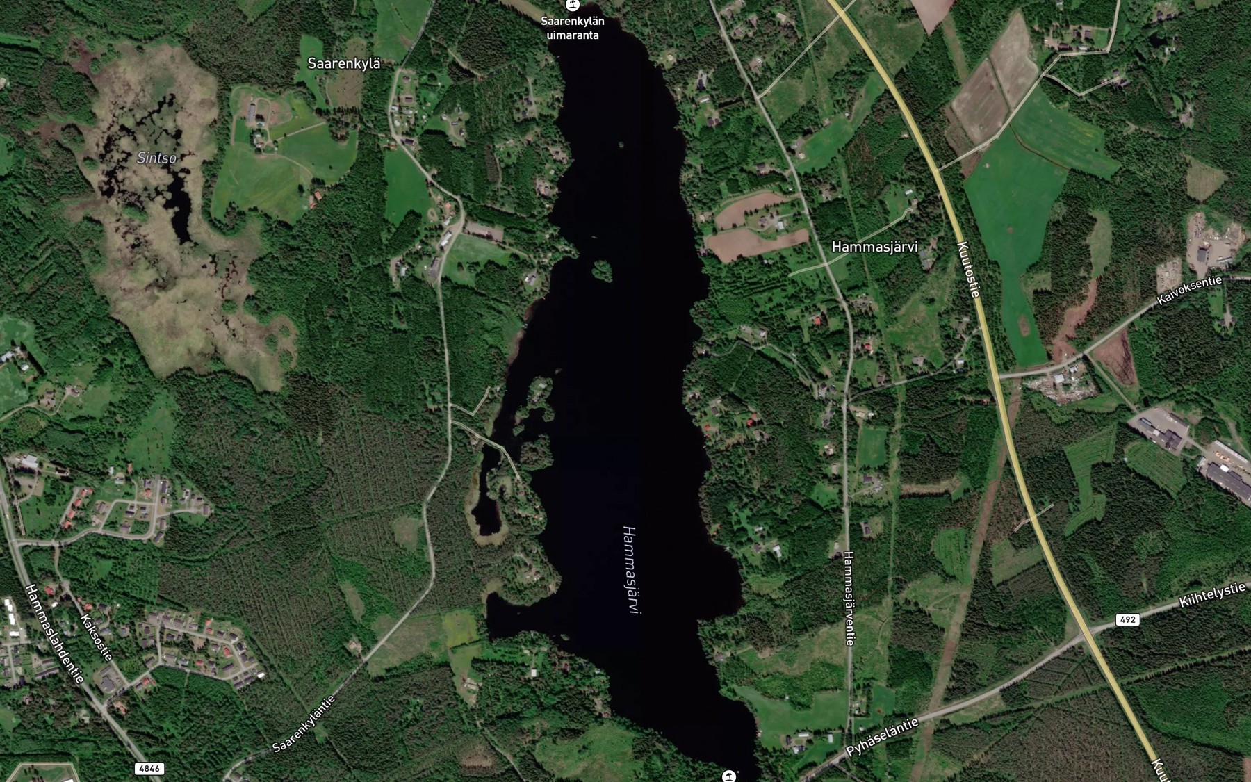 Satellite map of the Matalalahti