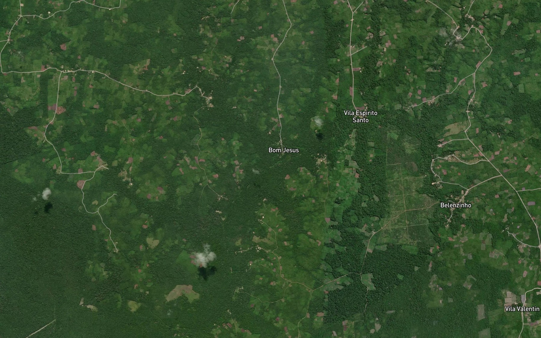 Satellite map of the Igarape Braco do Araxiteua