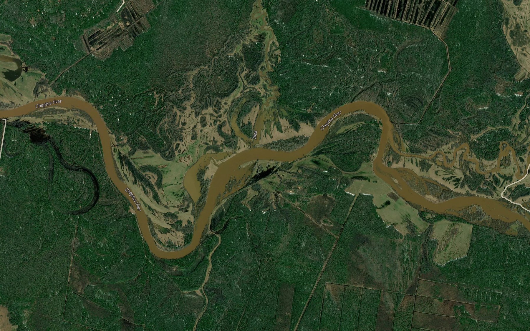 Satellite map of the Lyuk