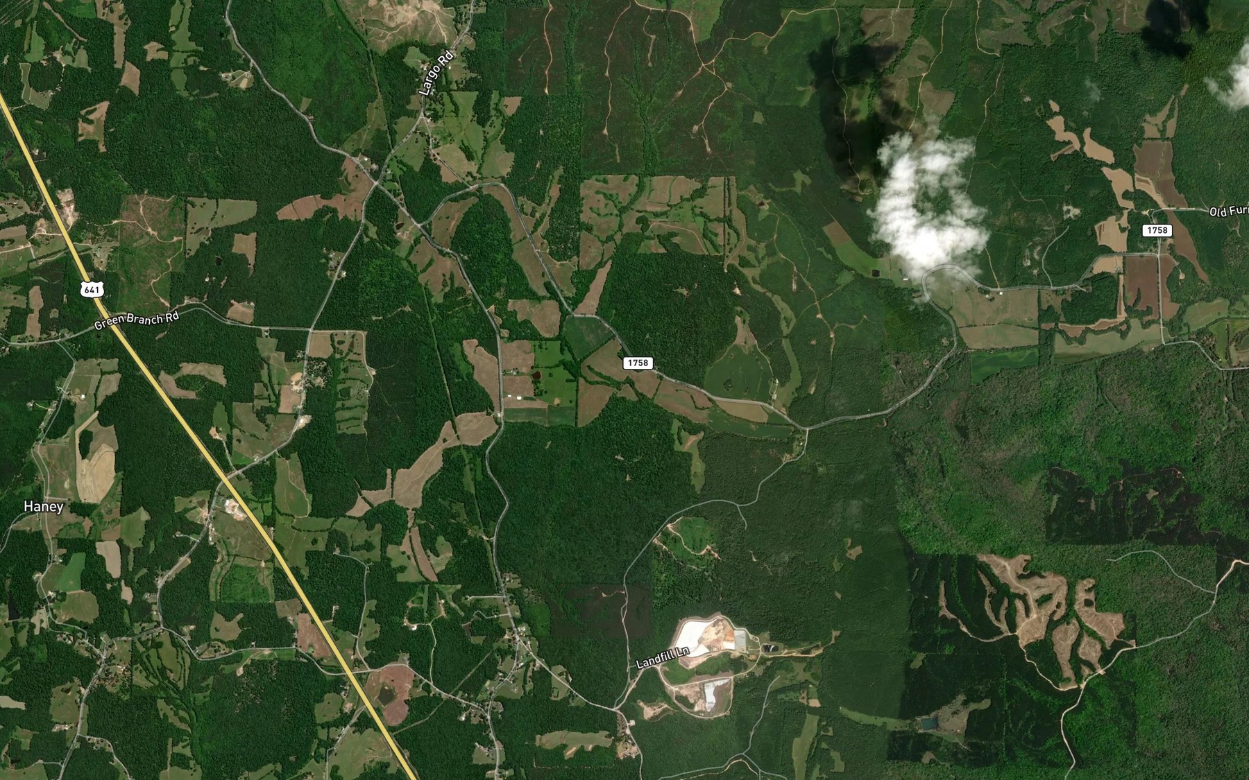Satellite map of the Luton Branch