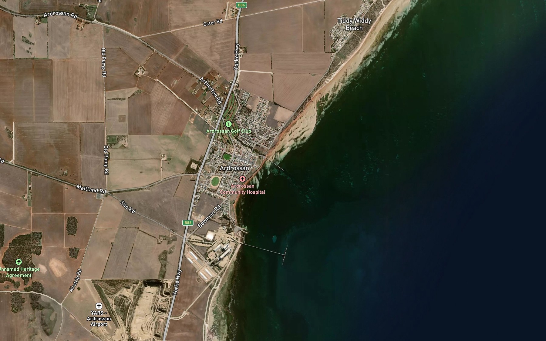 Satellite map of the Baie Julie