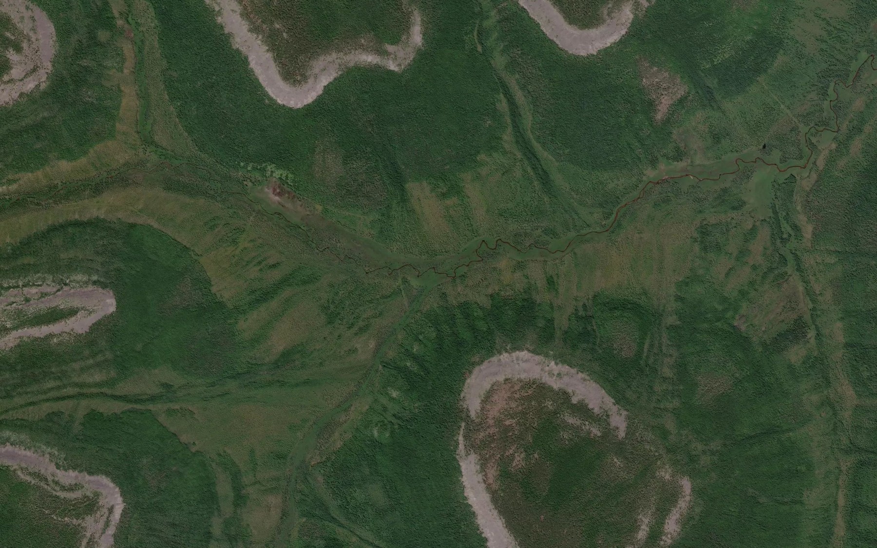 Satellite map of the Unga-Sala