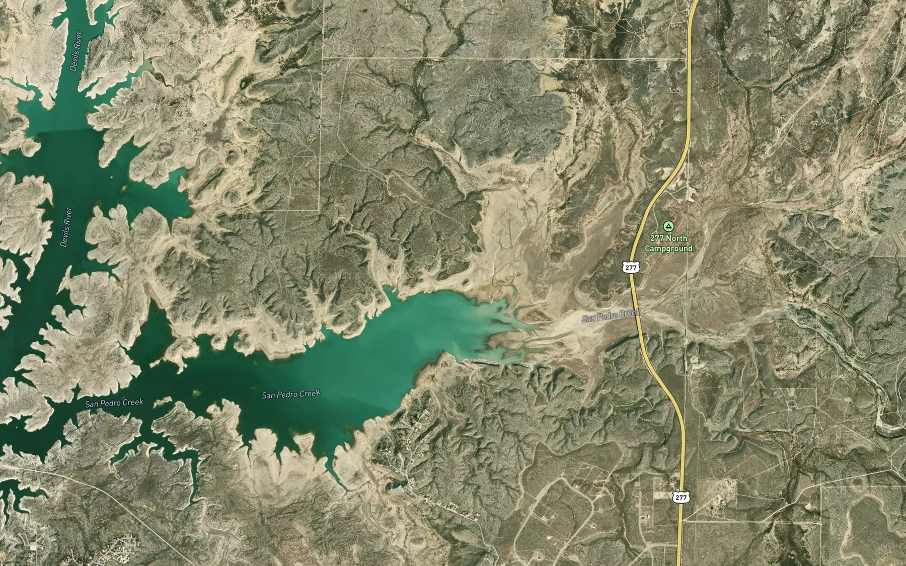 Satellite map of the Spot 7