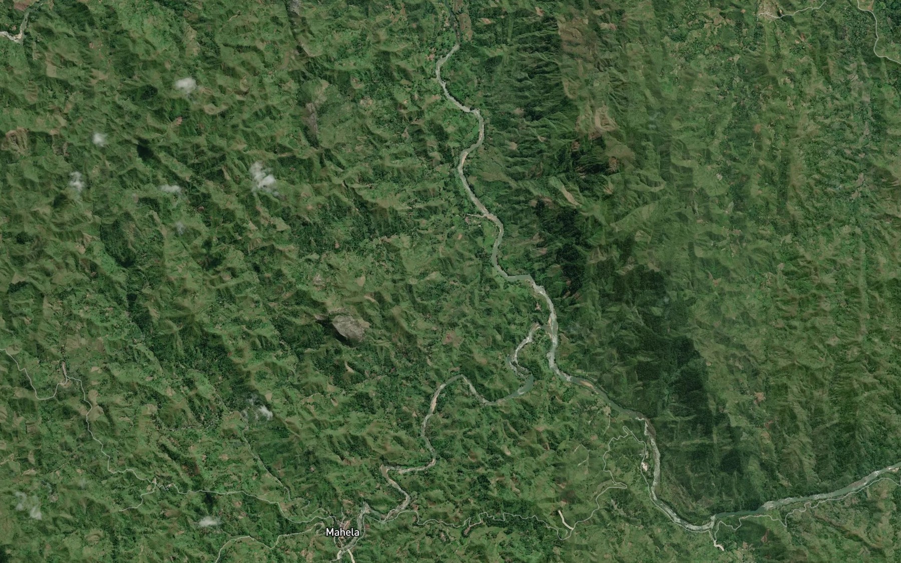 Satellite map of the Sakana