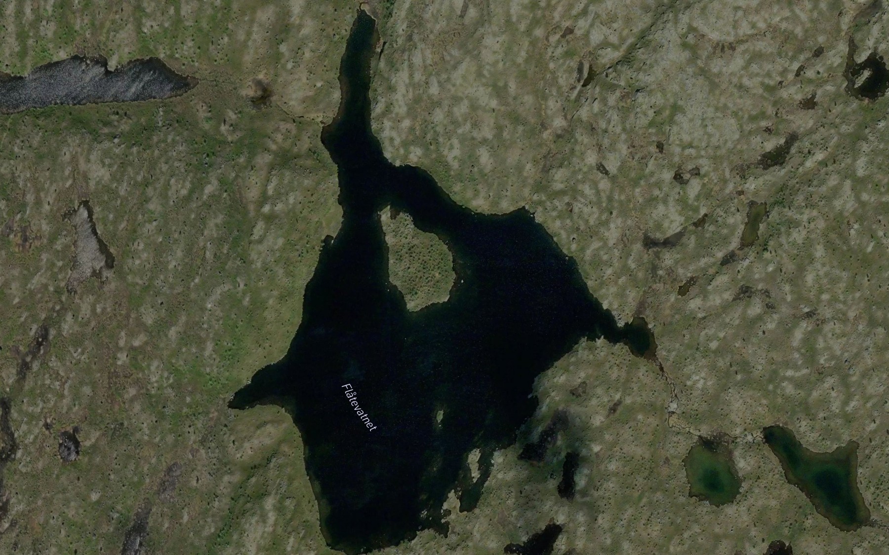 Satellite map of the Skogvatnet