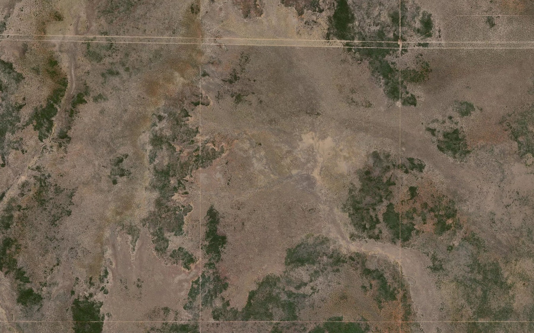 Satellite map of the Gravel Creek