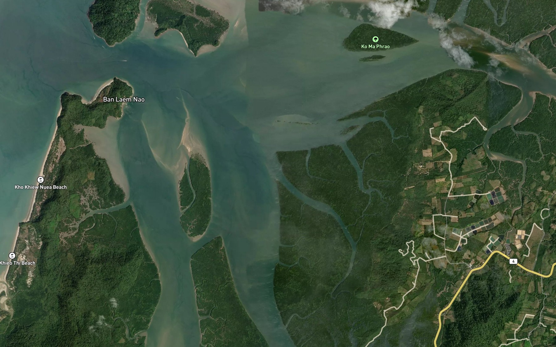 Satellite map of the Khlong Hem
