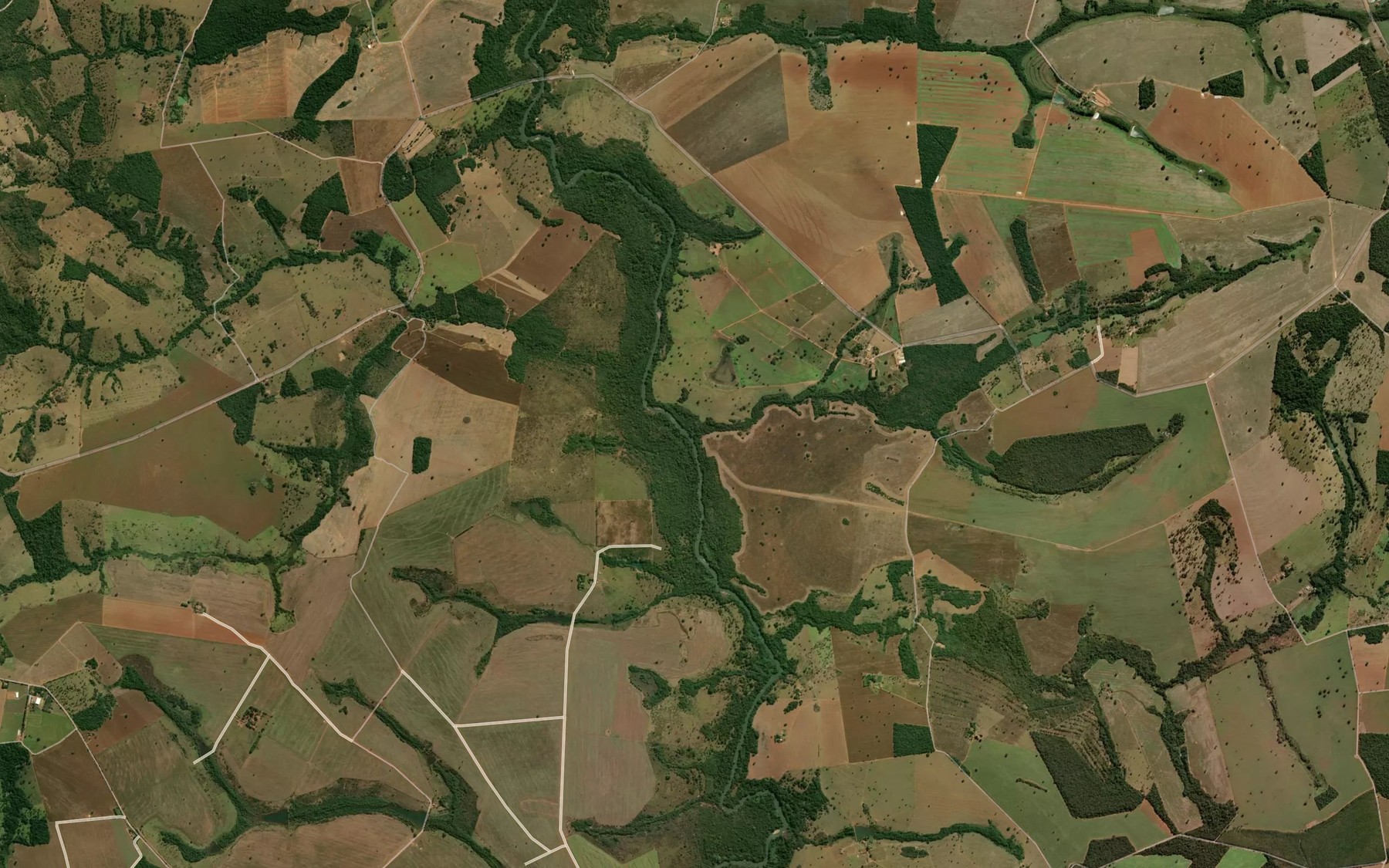 Satellite map of the Corrego da Onca