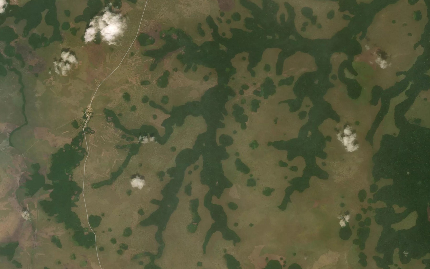 Satellite map of the Abolo