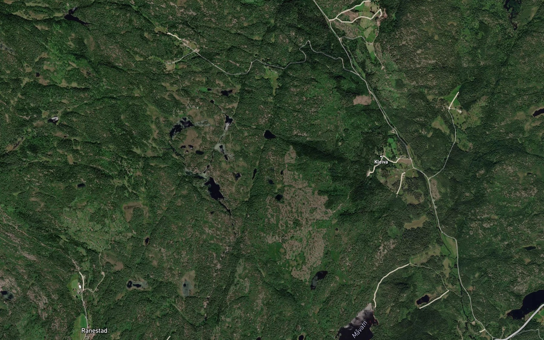 Satellite map of the Ringtjonn