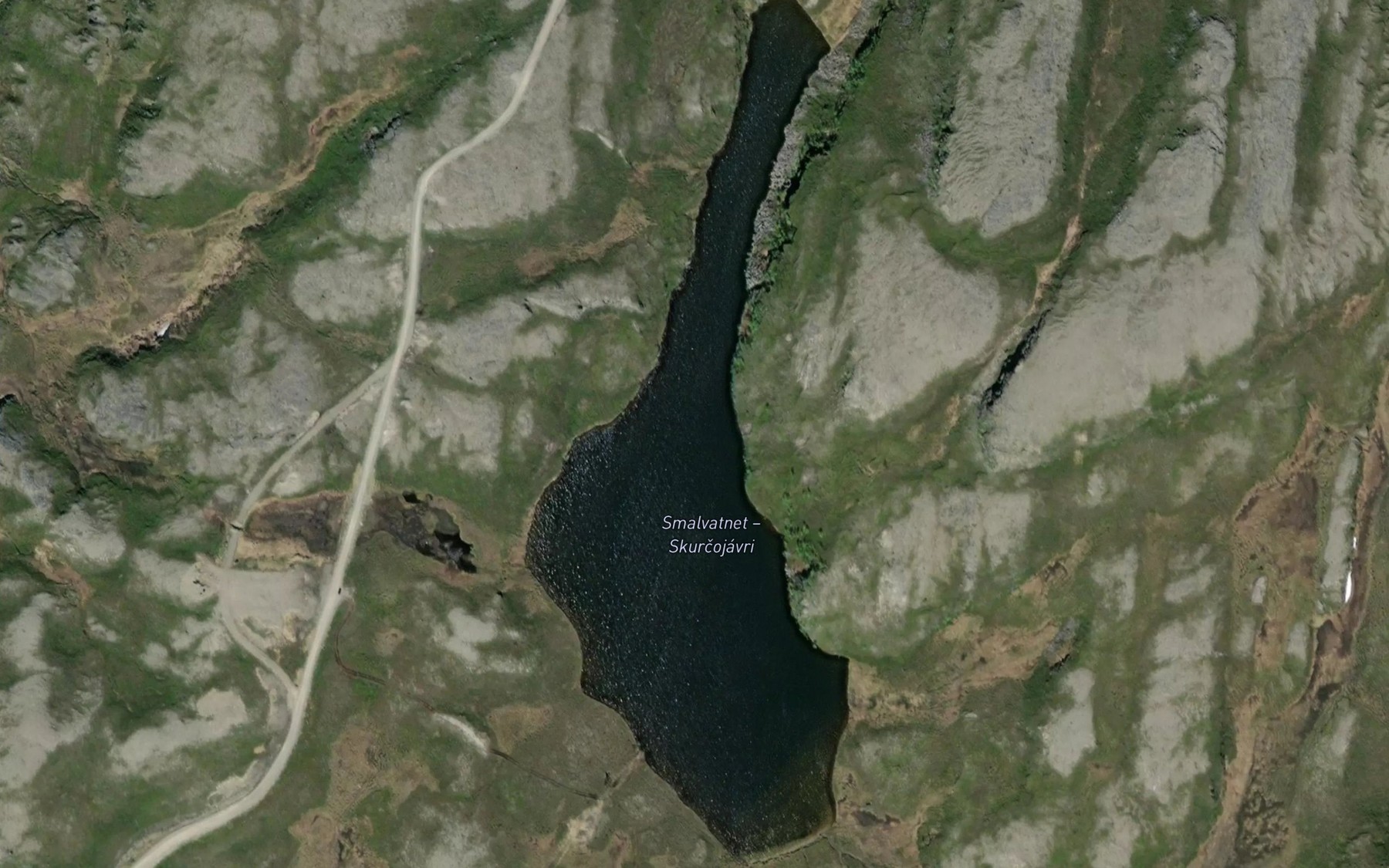 Satellite map of the Skurcojavri