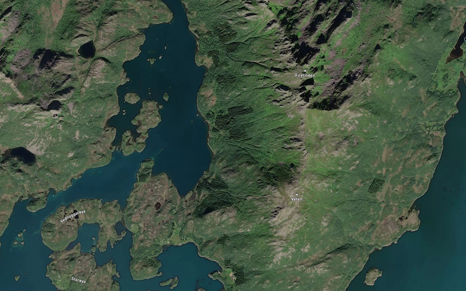 Satellite map of the Heimerjordelva