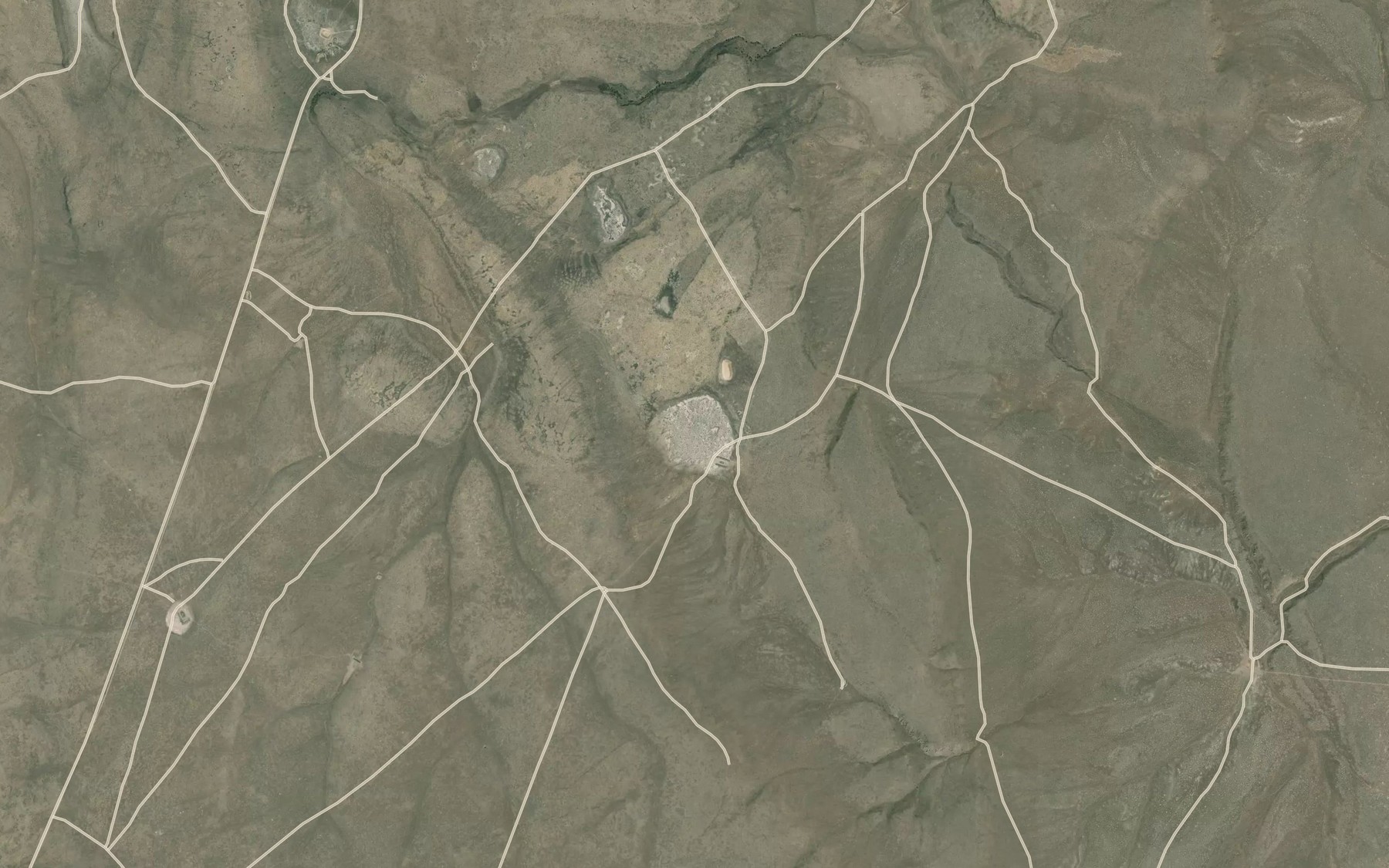 Satellite map of the Big Lake