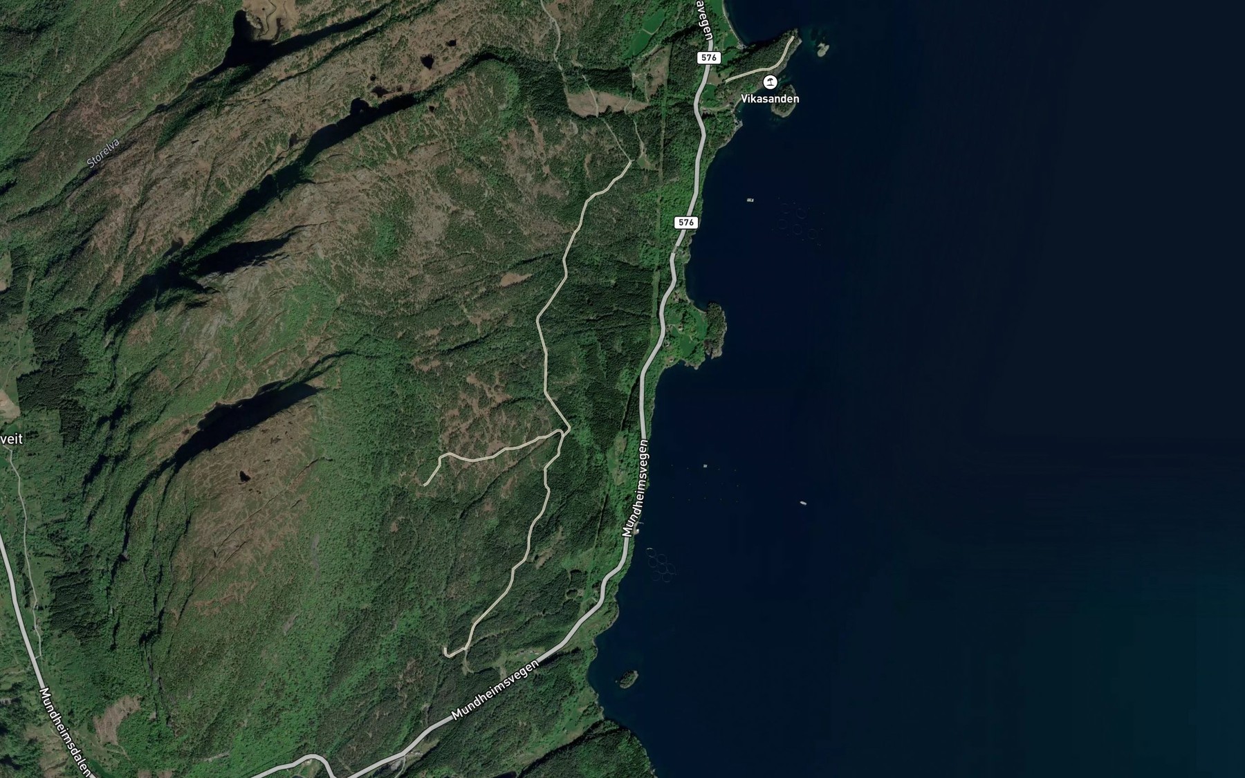 Satellite map of the Kolabekken