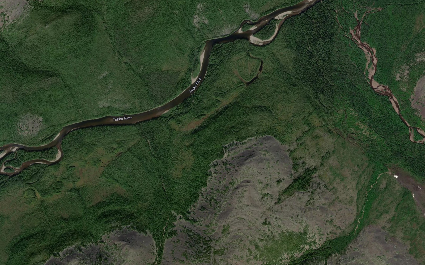 Satellite map of the Verkhnyaya Choruoda