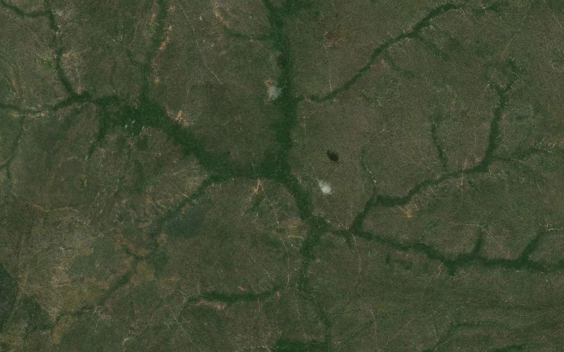 Satellite map of the River Rikua