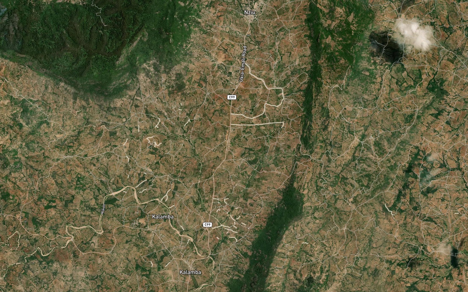 Satellite map of the Kyunguni