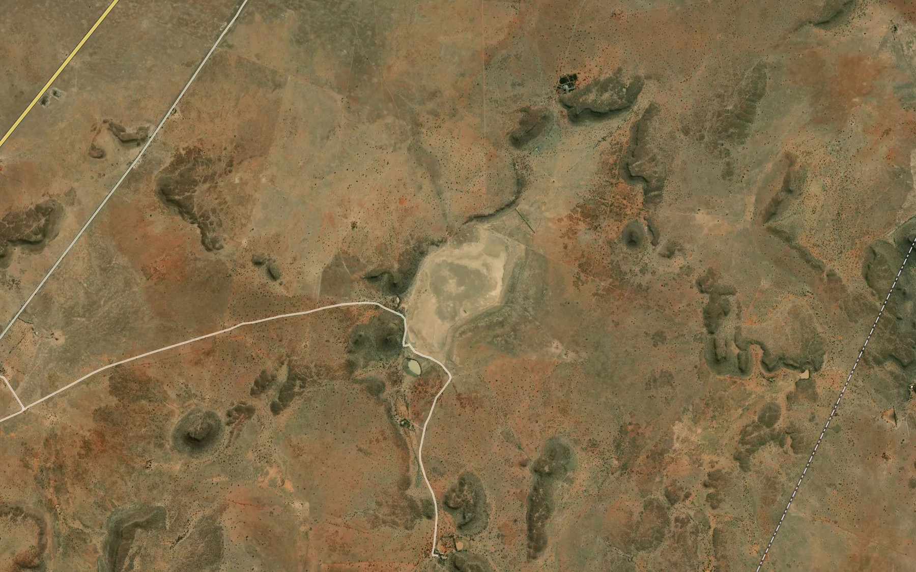 Satellite map of the Driekopspan
