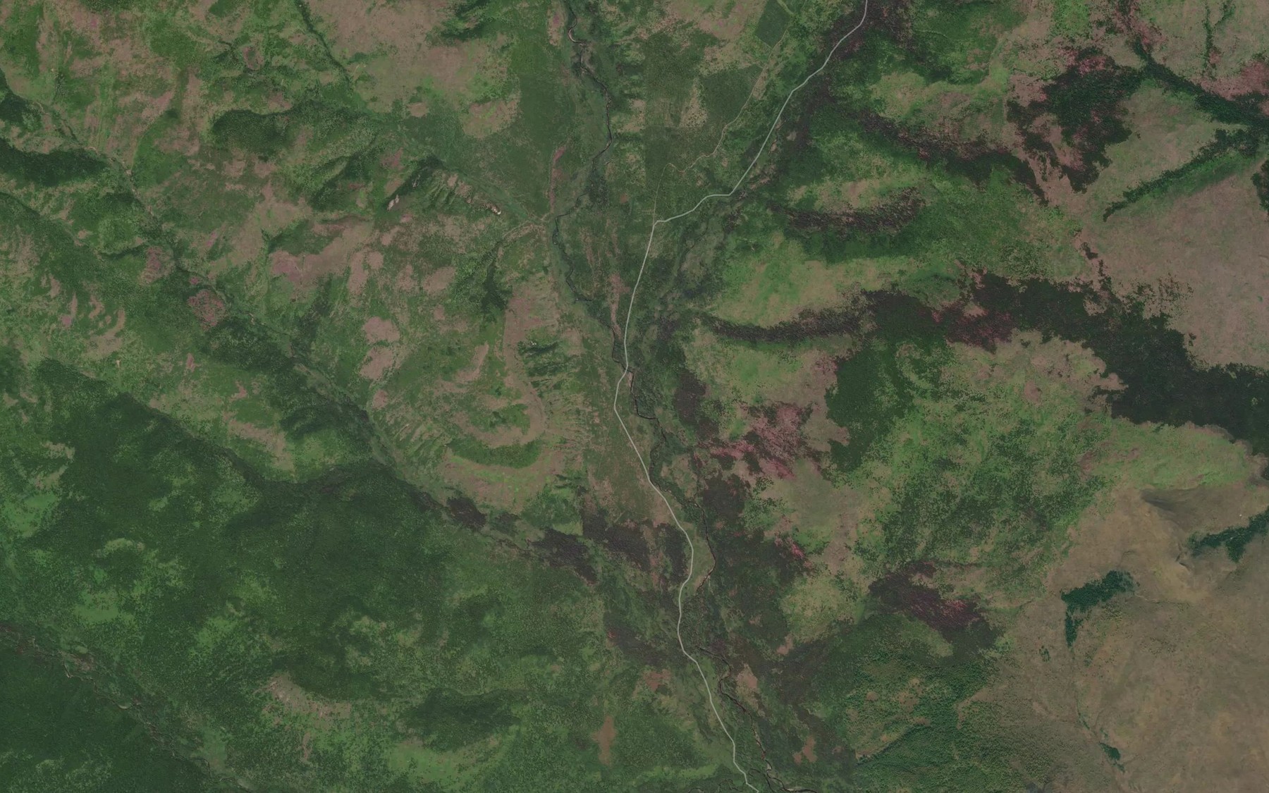 Satellite map of the Levaya Adzhima