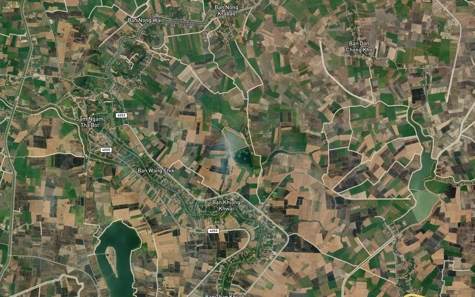 Satellite map of the Bueng Tamai