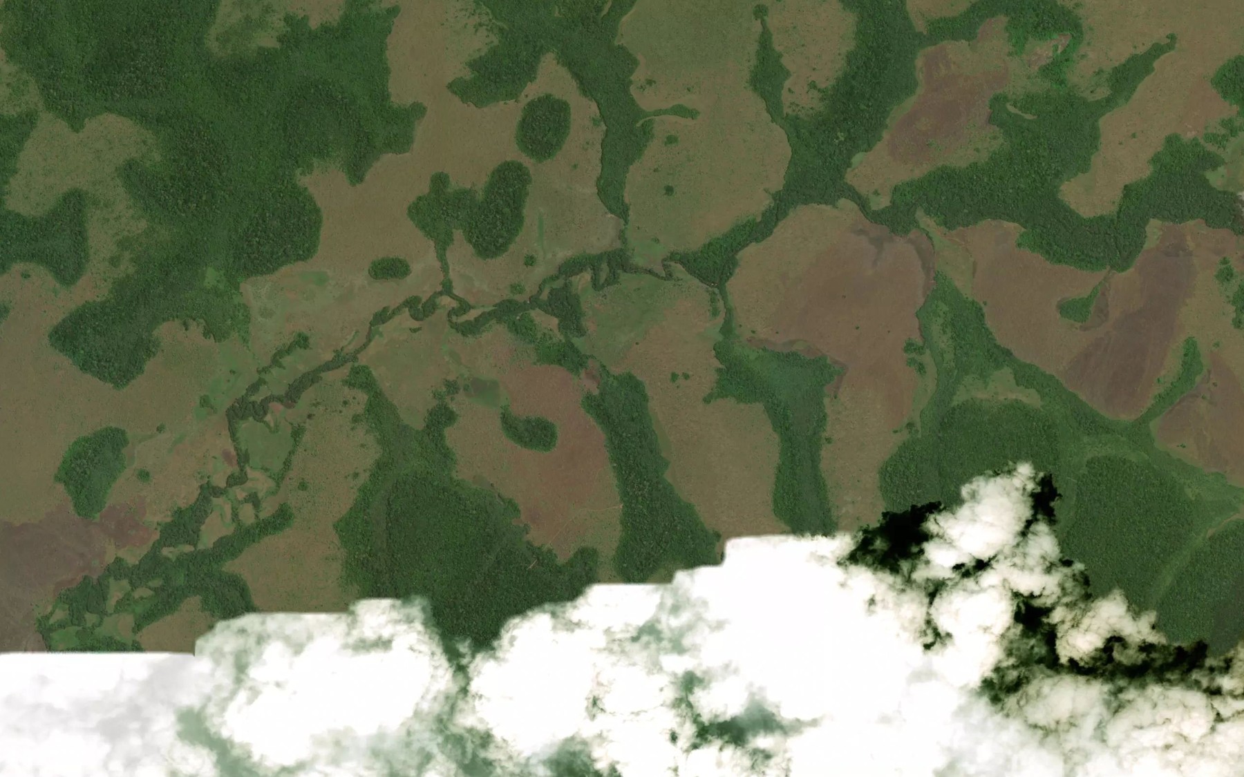 Satellite map of the Mambe