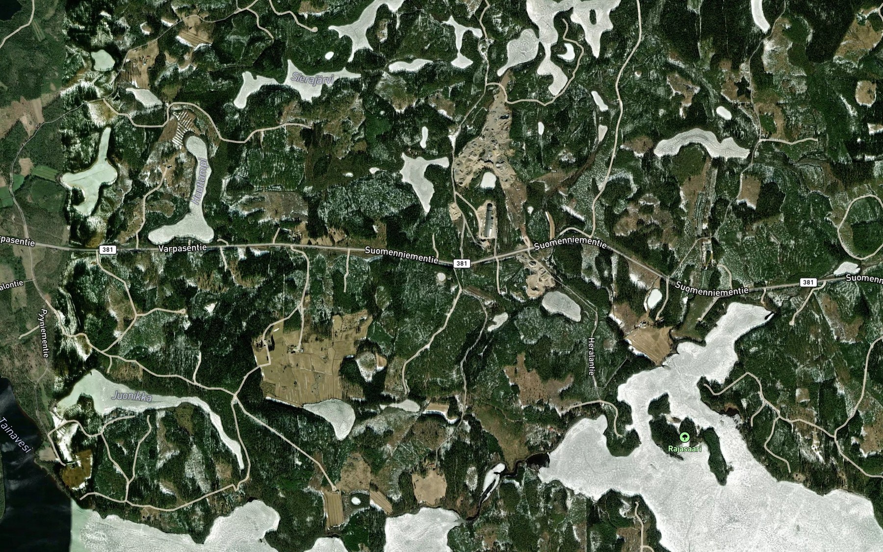 Satellite map of the Munalampi